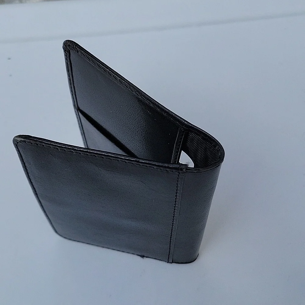 Passport Cover Genuine Black Buffered Italian Soft Leather Unisex Vera Pele Rome